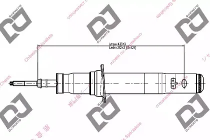 Амортизатор DJ PARTS купить